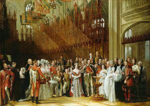 George Hayter Christening of the Prince of Wales in St.George's Chapel china oil painting image